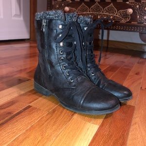 Black Combat Boots